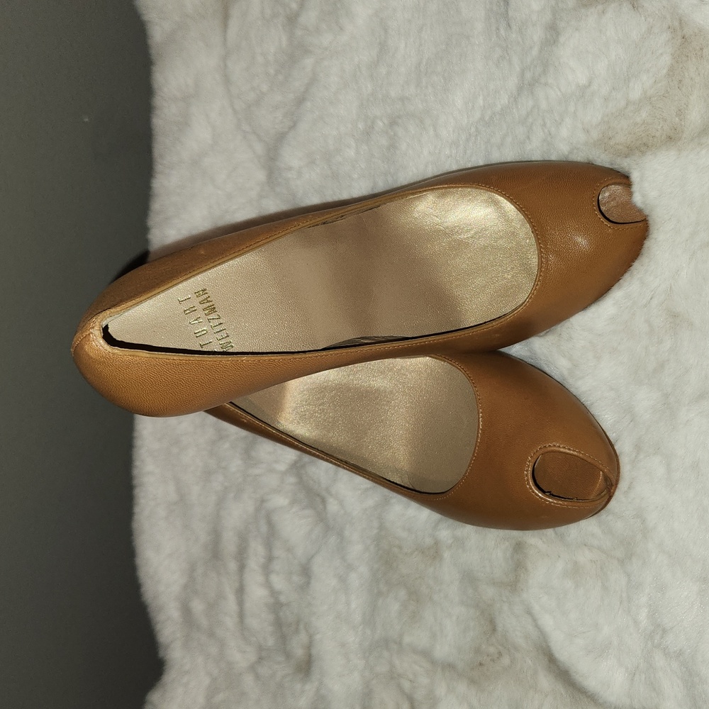 Stuart Weitzman Peep Toe Pumps